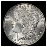 1887-p Morgan Dollar $1 Grades ms66