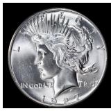 1927-p Peace Dollar Near Top Pop $1 ms65+ SEGS