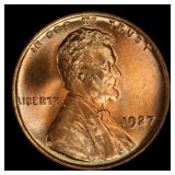 1927-p Lincoln Cent 1c Grades ms66 rd