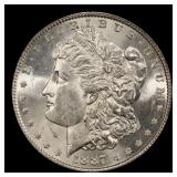 1887-p Morgan Dollar $1 Grades ms64