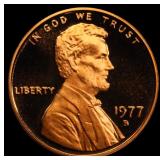 1977-s Proof Lincoln Cent 1c pr70 rd dcam SEGS