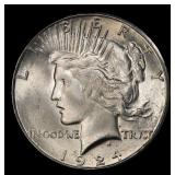 1924-s Peace Dollar Near Top Pop $1 ms65 SEGS