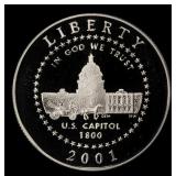 2001-p Capitol Visitor Center Proof Modern Commem