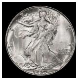 1937-s Walking Liberty Half Dollar Near Top Pop 50