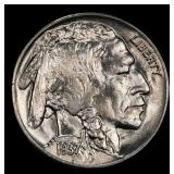 1937-p Buffalo Nickel 5c ms67 SEGS
