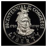1989-S Congress Proof Modern Commem Half Dollar 50