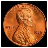 1976-p Lincoln Cent Near Top Pop 1c ms67 rd SEGS