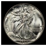 1942-p Walking Liberty Half Dollar Near Top Pop 50