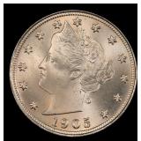 1905 Liberty Nickel Near Top Pop 5c ms66+ SEGS