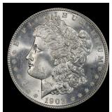 1903-p Morgan Dollar $1 Grades ms65+