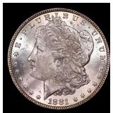 1881-p Morgan Dollar $1 Grades ms62+