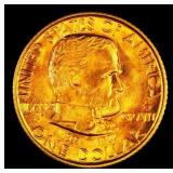 1922 Grant w/Star Gold Commem Dollar Near Top Pop!