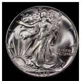 1940-p Walking Liberty Half Dollar Near Top Pop 50