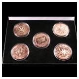 5 Copper Coin Weed/Hemp Set 5oz Of Copper