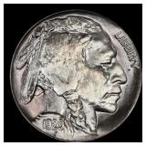 1929-p Buffalo Nickel Near Top Pop 5c ms66+ SEGS