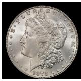 1878-p 7tf Morgan Dollar $1 ms65+ SEGS