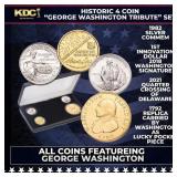 Historic 4 Coin "George Washington Tribute" Set