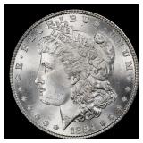 1884-p Morgan Dollar $1 Grades ms65