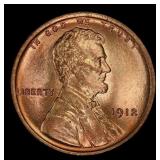 1912-p Lincoln Cent Near Top Pop! 1c ms67 rd SEGS