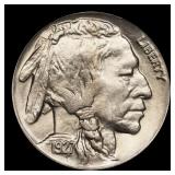 1927-d Buffalo Nickel Near Top Pop! 5c ms65+ SEGS