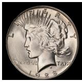 1928-p Peace Dollar $1 ms65 SEGS