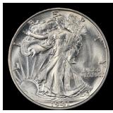 1941-s Walking Liberty Half Dollar 50c Grades ms65