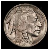 1937-s Buffalo Nickel 5c Grades ms66