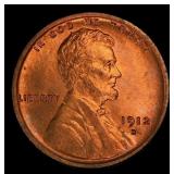 1912-d Lincoln Cent Near Top Pop! 1c ms66 rd SEGS