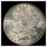 1897-p Morgan Dollar $1 Grades ms64+