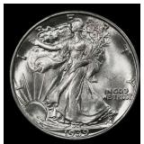 1939-s Walking Liberty Half Dollar Near Top Pop 50