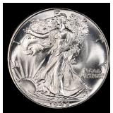 1942-p Walking Liberty Half Dollar 50c ms67 SEGS