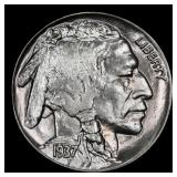 1937-p Buffalo Nickel Near Top Pop 5c ms67+ SEGS