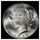 1922-p Peace Dollar Near Top Pop $1 ms66+ SEGS