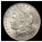 1882-p Morgan Dollar $1 ms66 SEGS