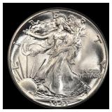 1941-p Walking Liberty Half Dollar 50c ms67 SEGS
