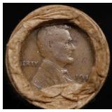 Lincoln Wheat Cent 1c Mixed Roll Orig Brandt McDon
