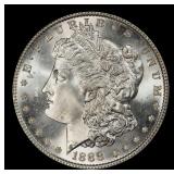 1888-p Morgan Dollar $1 Grades ms66