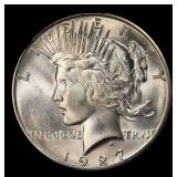 1927-s Peace Dollar Near Top Pop $1 ms65 SEGS