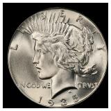1935-p Peace Dollar Near Top Pop $1 ms66+ SEGS