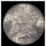 1886-p Morgan Dollar $1 Grades ms64+