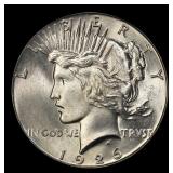1926-p Peace Dollar $1 Grades ms65