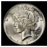1927-p Peace Dollar Near Top Pop $1 ms65+ SEGS