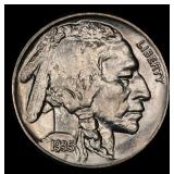 1935-p Buffalo Nickel Near Top Pop 5c ms68 SEGS