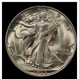 1935-p Walking Liberty Half Dollar 50c Grades ms65