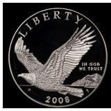 2008-P Bald Eagle Proof Modern Commem Dollar $1 pr
