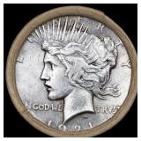 EN- 20 SEARS Peace Silver Dollar $1 Coin Roll Circ