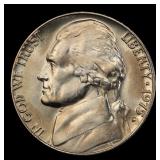 1975-d Jefferson Nickel Near Top Pop 5c ms66+ 5fs