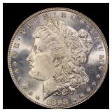 1898-p Morgan Dollar $1 Grades ms66