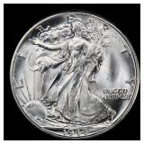1944-d Walking Liberty Half Dollar 50c ms66+ SEGS