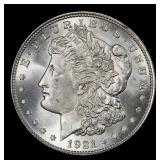 1921-p Morgan Dollar $1 Grades ms64+